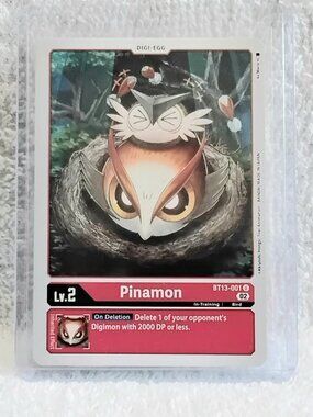 5/$20 Mint Digimon Pinamon Digi-Egg Card BT13-001 U by Bandai!!